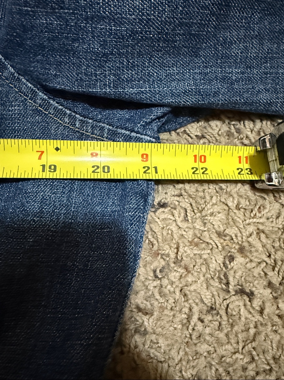 Liz Claiborne Medium Blue Denim Blazer Jacket - Picture 7 of 8